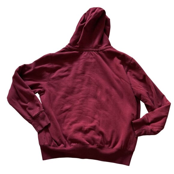 Roebuck & Co Superior Motors Maroon Sherpa Hoodie XXL  Distressed Lettering - Picture 5 of 8